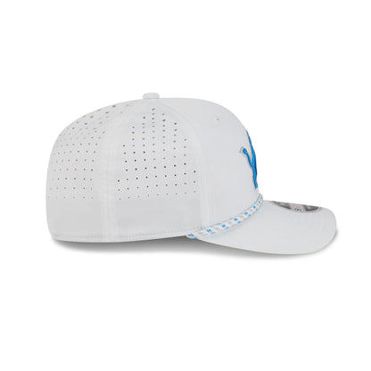 Detroit Lions Optic White Performance Rope 9SEVENTY Stretch-Snap Hat