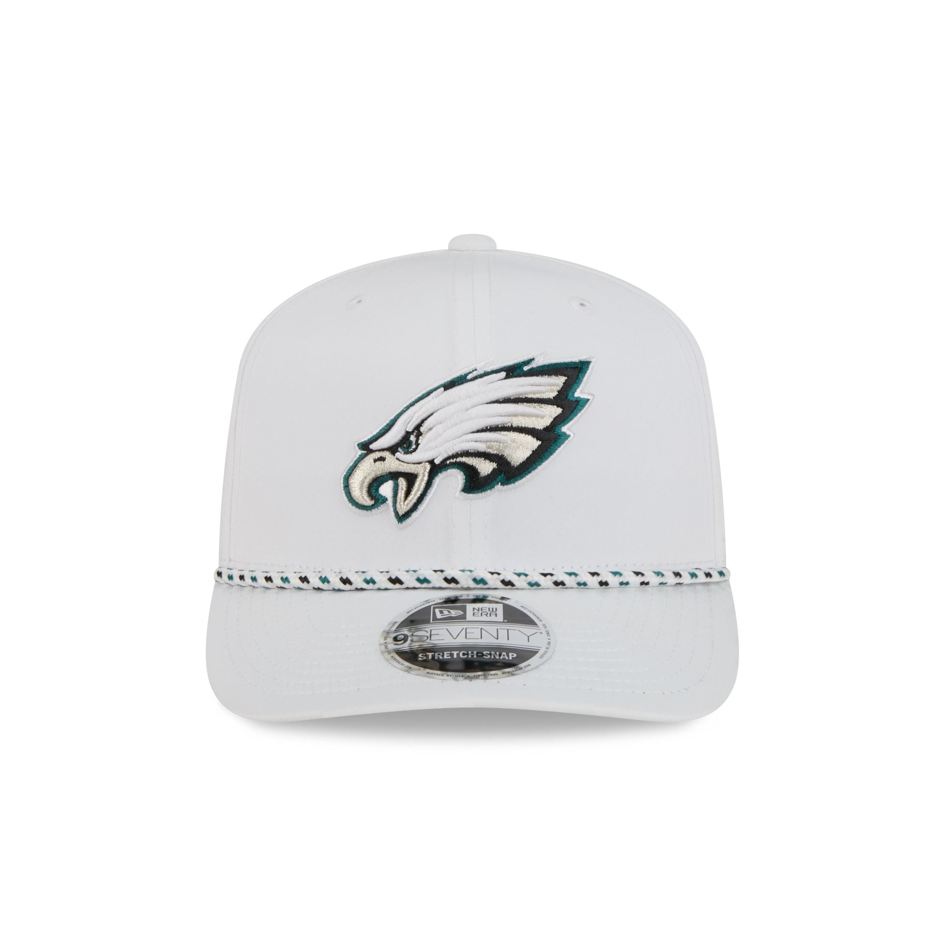 Philadelphia Eagles Optic White Performance Rope 9SEVENTY Stretch-Snap Hat