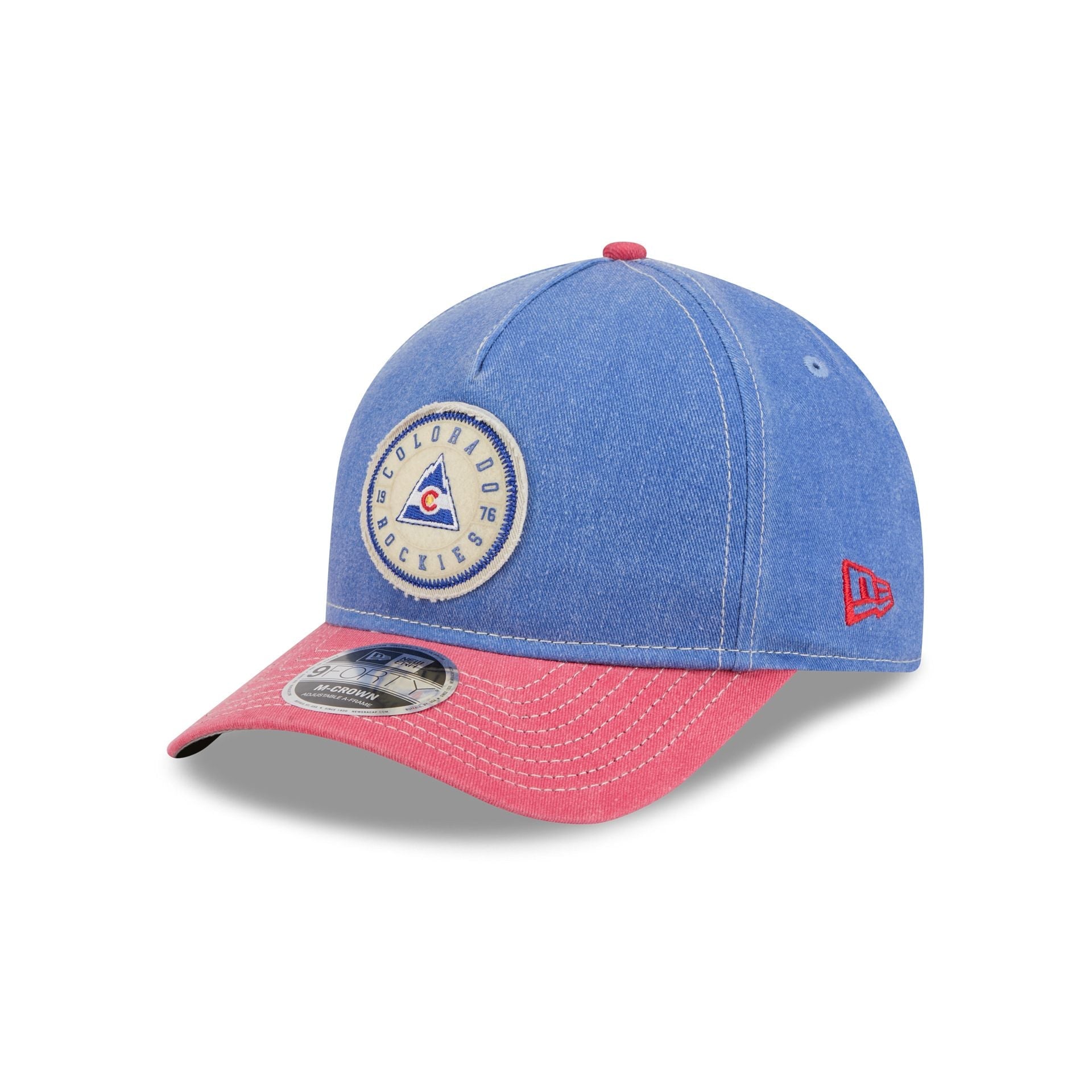 Colorado Rockies Felt 9FORTY M-Crown A-Frame Snapback Hat