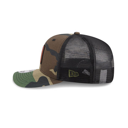 Michigan State Spartans Camo Canvas 9SEVENTY Trucker Hat