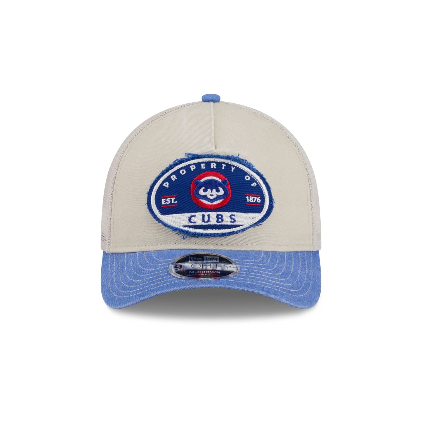 Chicago Cubs Frayed 9FORTY M-Crown A-Frame Trucker Hat