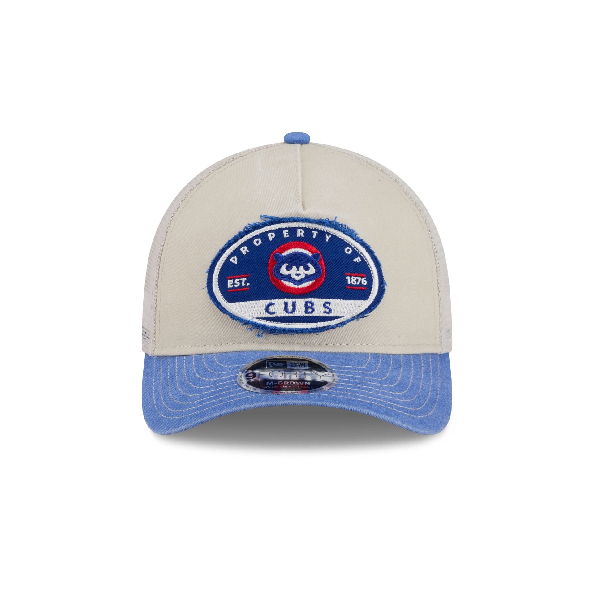 Chicago Cubs Frayed 9FORTY M-Crown A-Frame Trucker Hat
