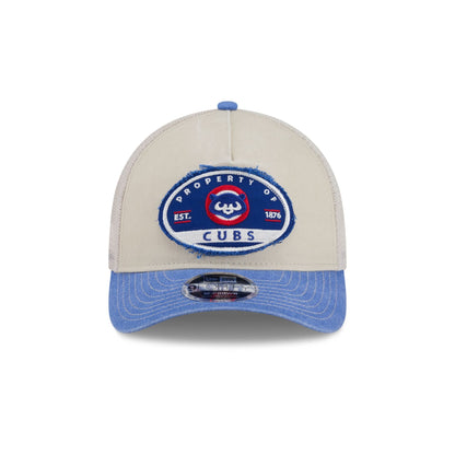 Chicago Cubs Frayed 9FORTY M-Crown A-Frame Trucker Hat