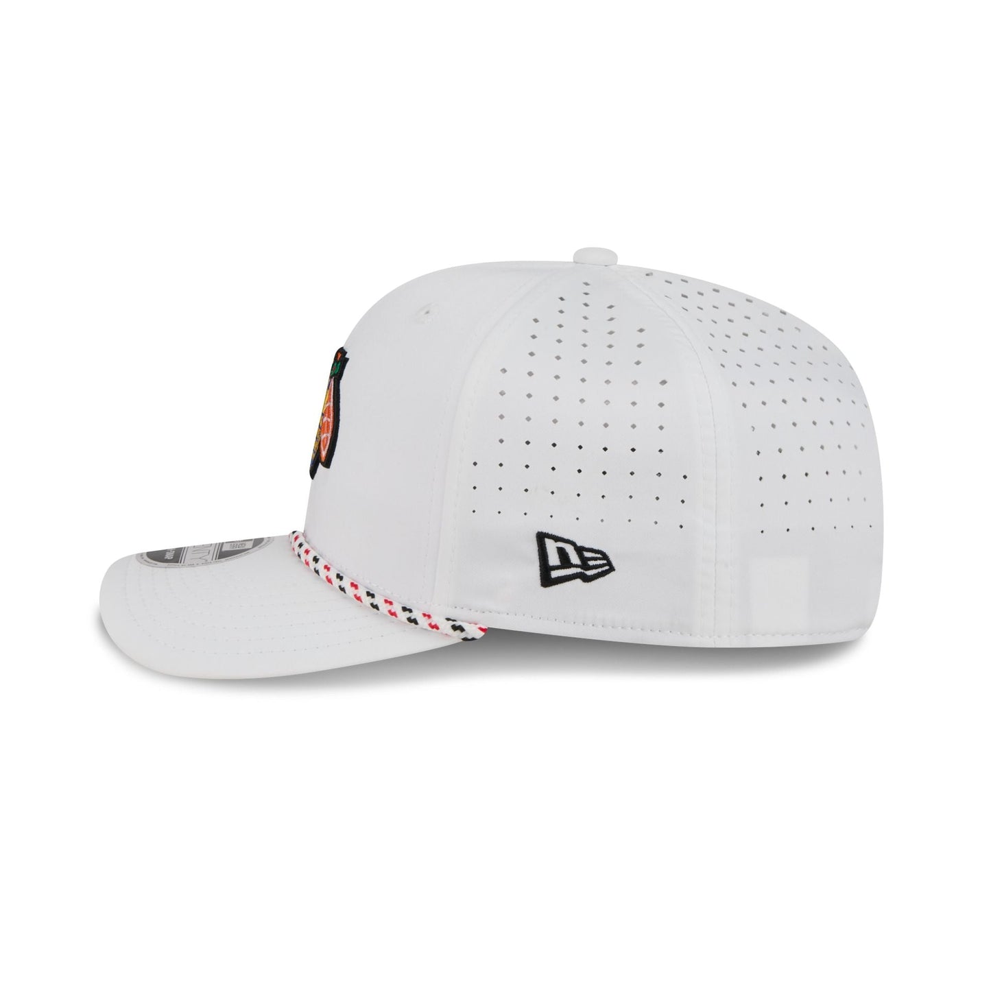 Chicago Blackhawks Optic White Performance Rope 9SEVENTY Stretch-Snap Hat