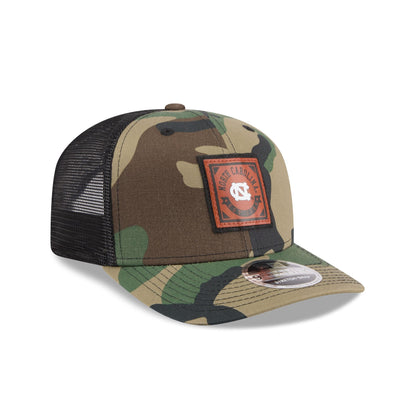North Carolina Tar Heels Camo Canvas 9SEVENTY Trucker Hat