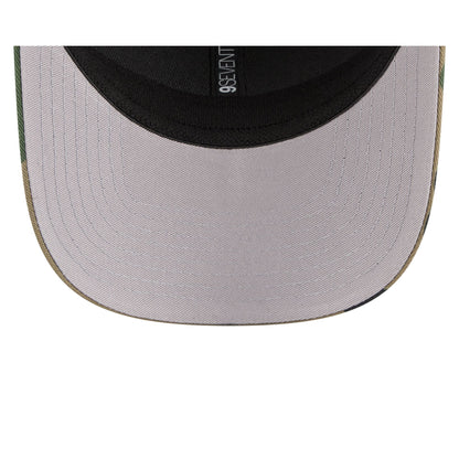 North Carolina Tar Heels Camo Canvas 9SEVENTY Trucker Hat