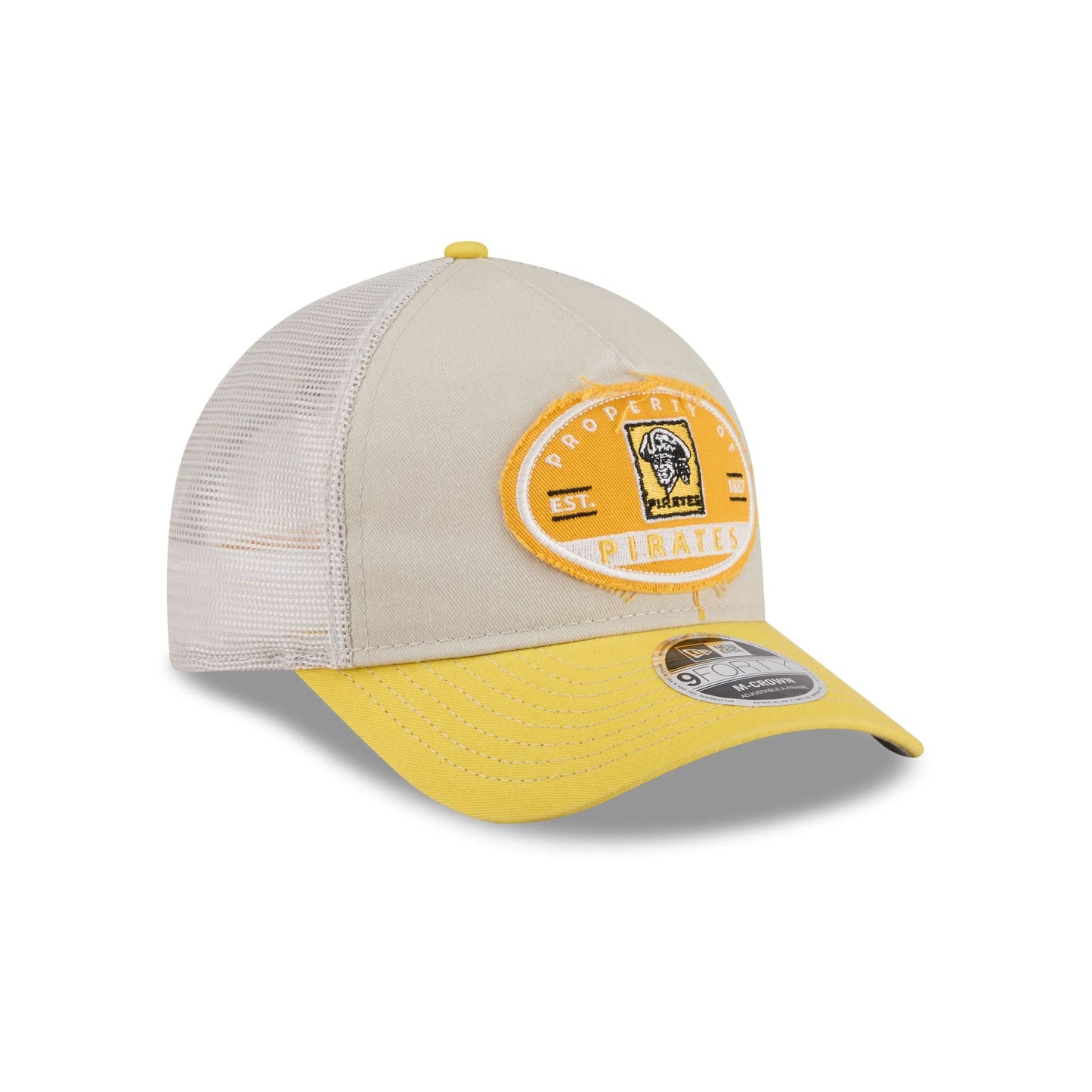 Pittsburgh Pirates Frayed 9FORTY M-Crown A-Frame Trucker Hat