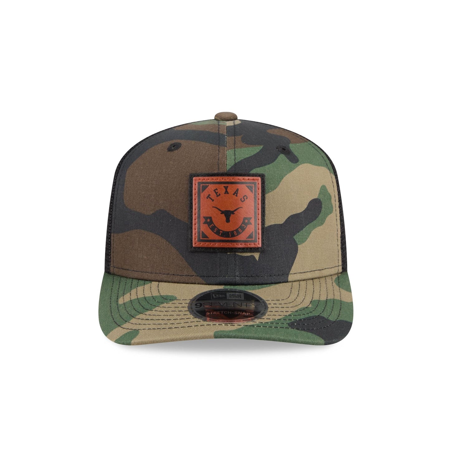 Texas Longhorns Camo Canvas 9SEVENTY Trucker Hat