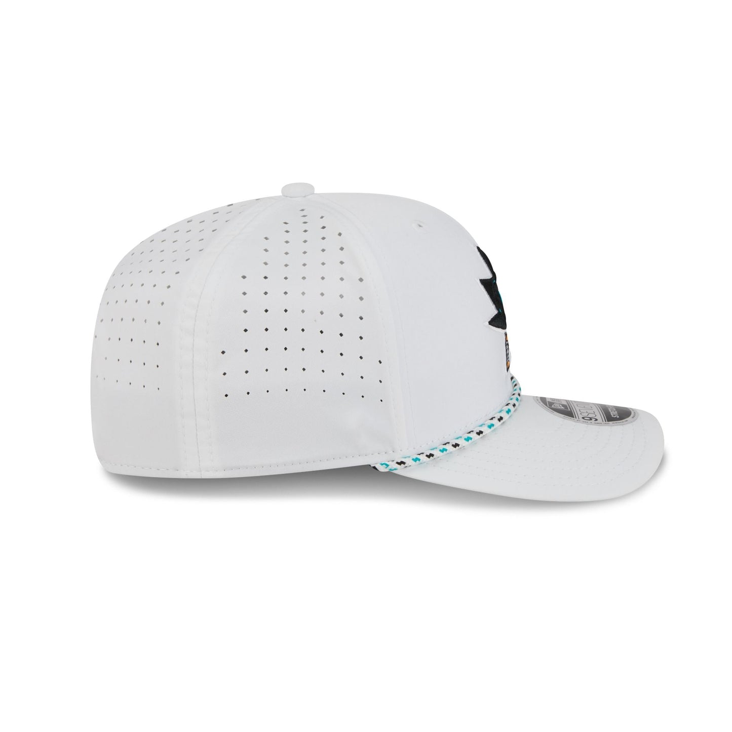 San Jose Sharks Optic White Performance Rope 9SEVENTY Stretch-Snap Hat