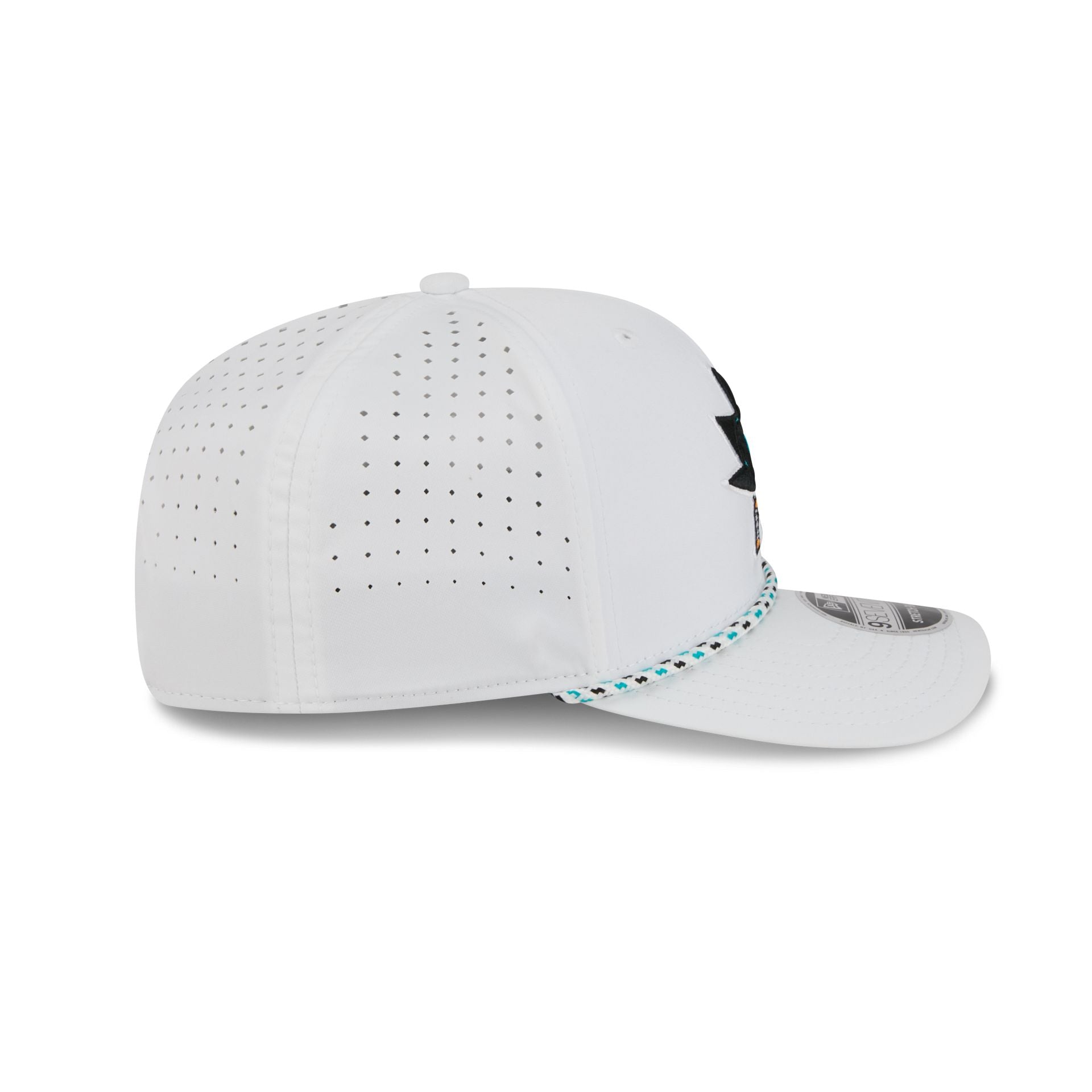 San Jose Sharks Optic White Performance Rope 9SEVENTY Stretch-Snap Hat