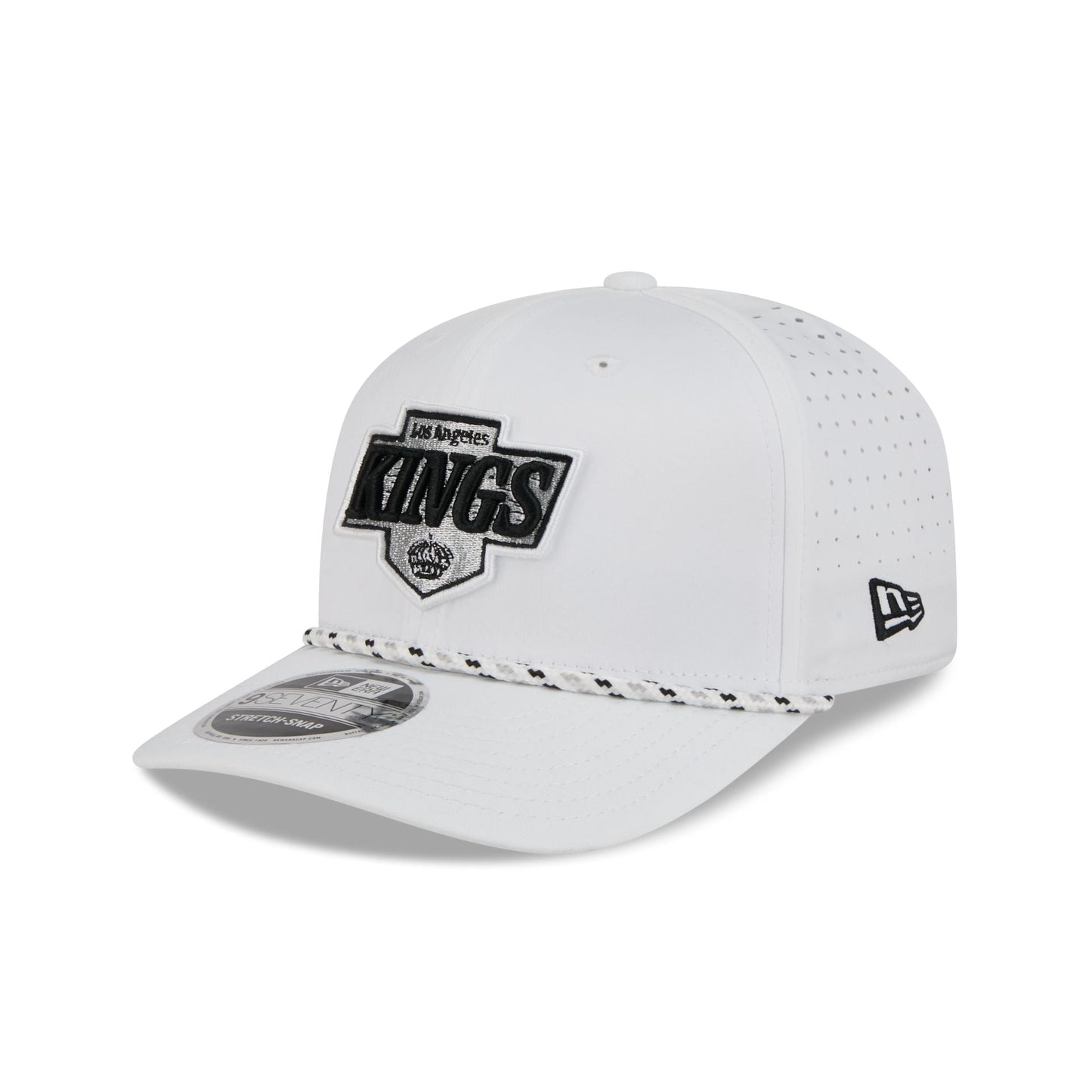 Los Angeles Kings Optic White Performance Rope 9SEVENTY Stretch-Snap Hat
