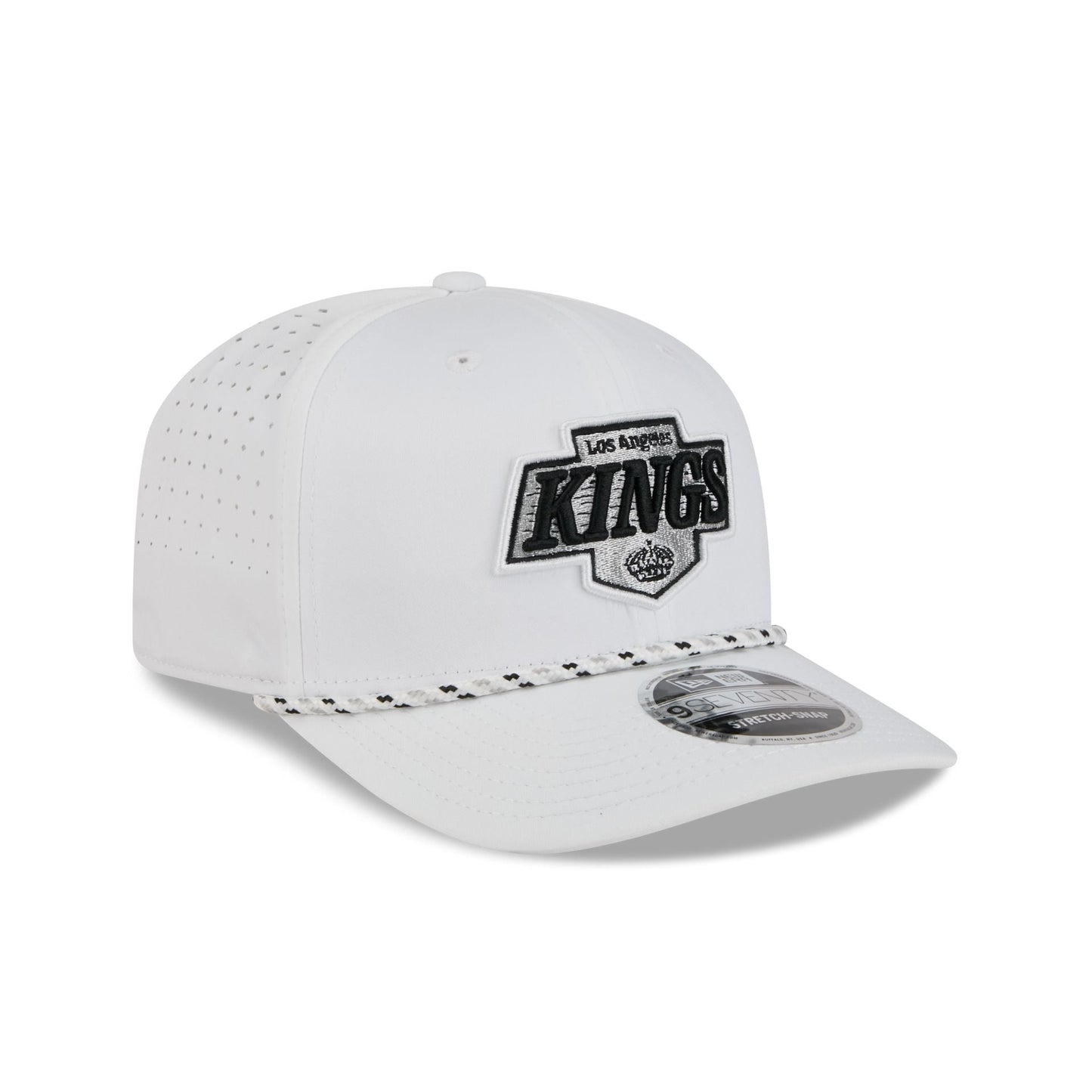 Los Angeles Kings Optic White Performance Rope 9SEVENTY Stretch-Snap Hat