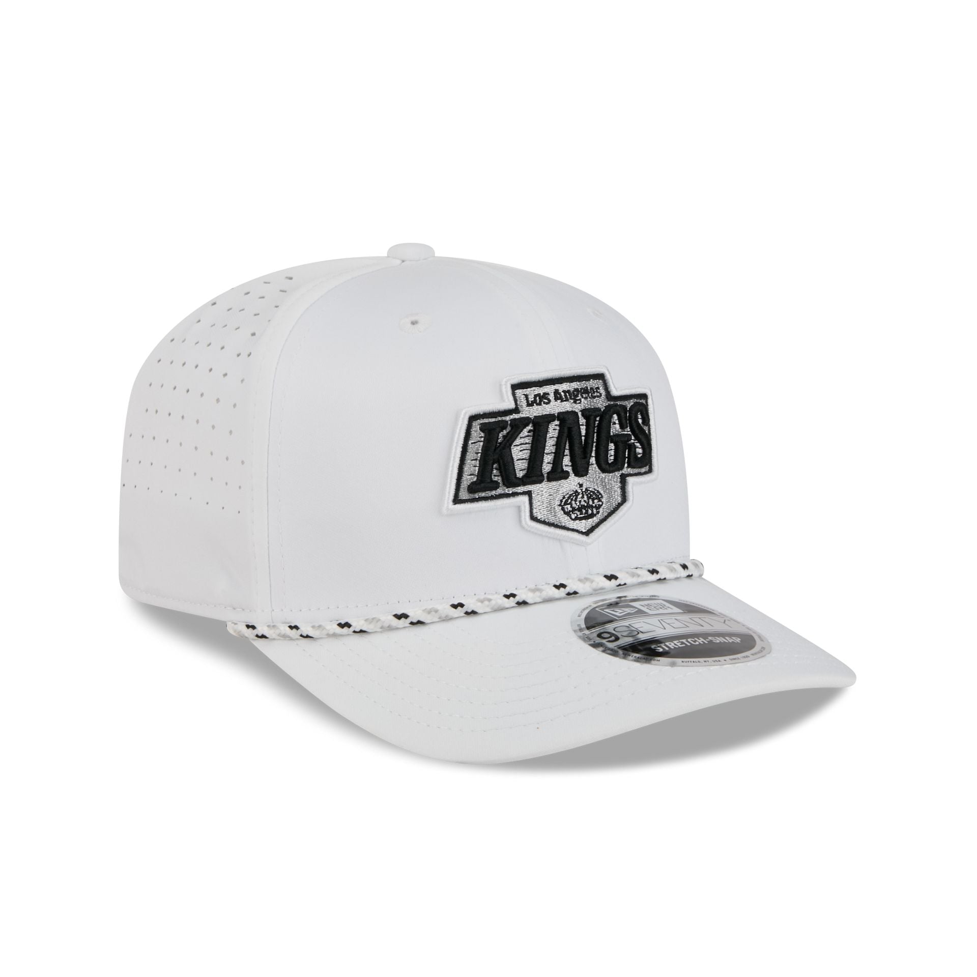 Los Angeles Kings Optic White Performance Rope 9SEVENTY Stretch-Snap Hat