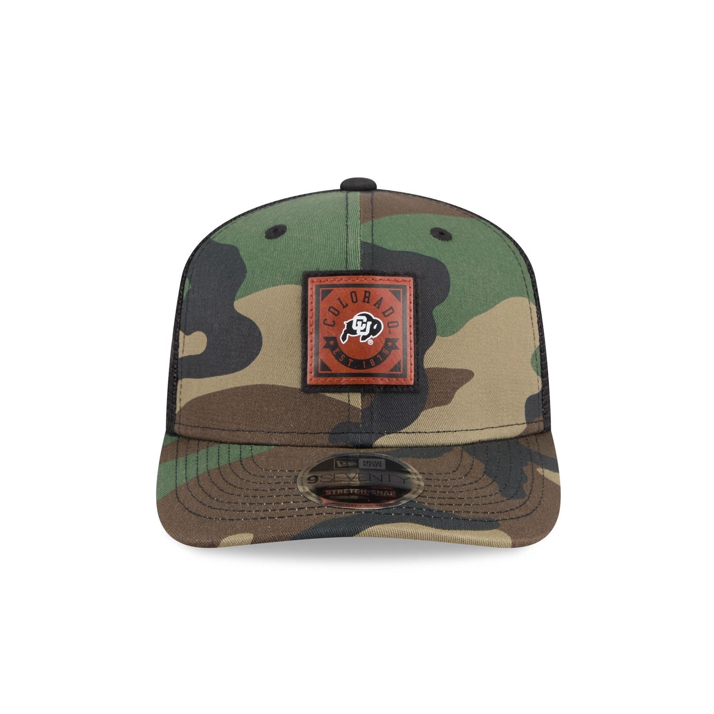 Colorado Buffaloes Camo Canvas 9SEVENTY Trucker Hat