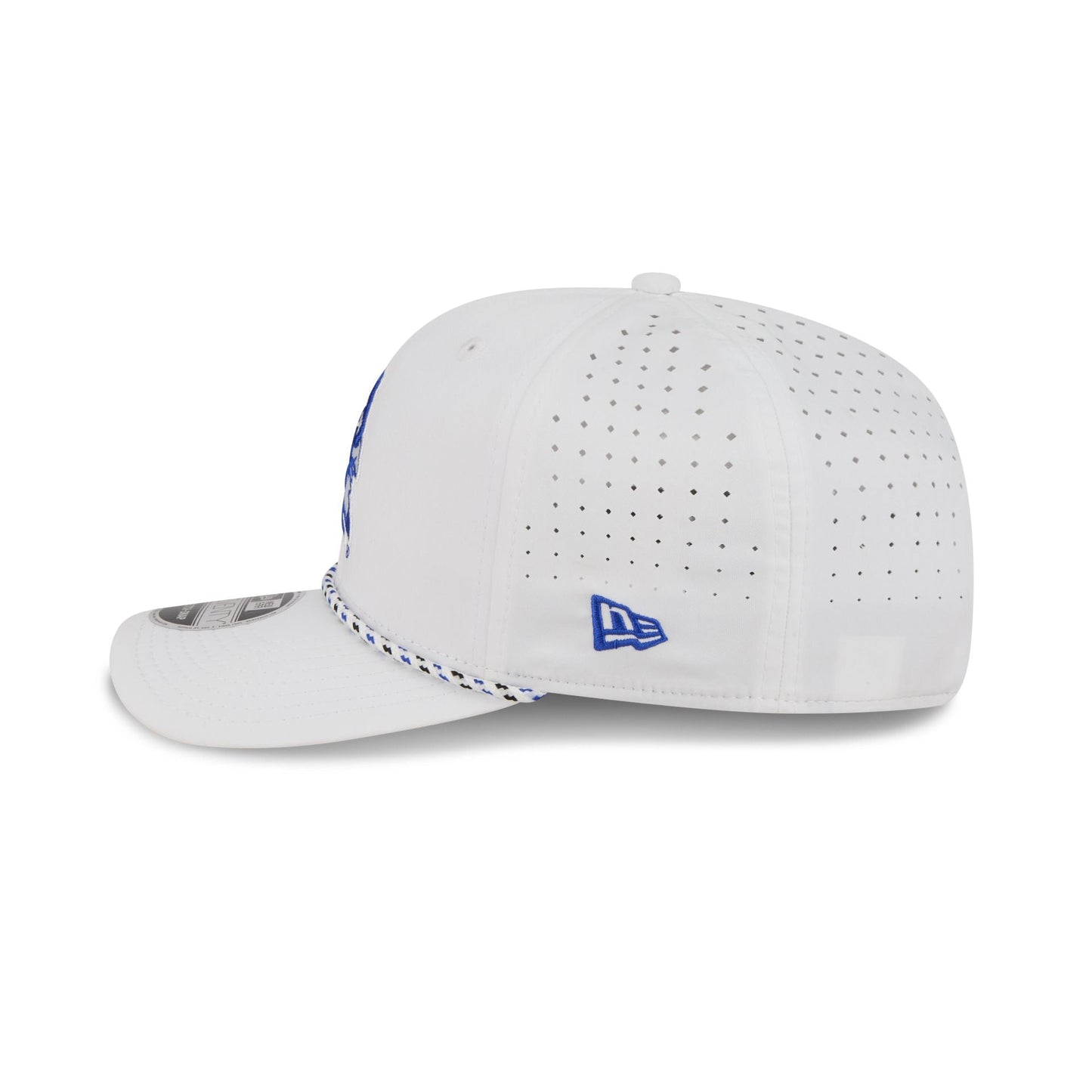 Duke Blue Devils Optic White Performance Rope 9SEVENTY Stretch-Snap Hat