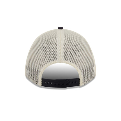 Notre Dame Fighting Irish Retro Chrome Women's White 9FORTY M-Crown A-Frame Trucker Hat