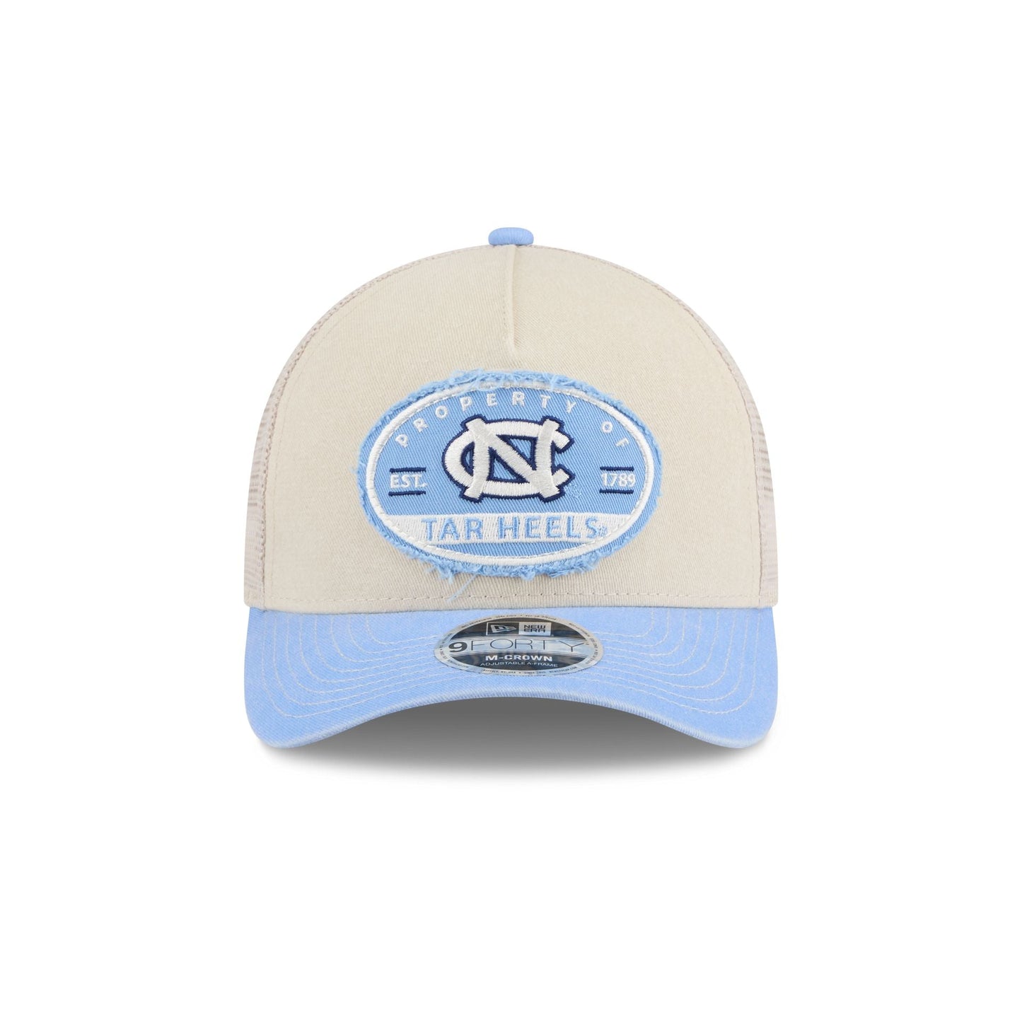 North Carolina Tar Heels Frayed 9FORTY M-Crown A-Frame Trucker Hat