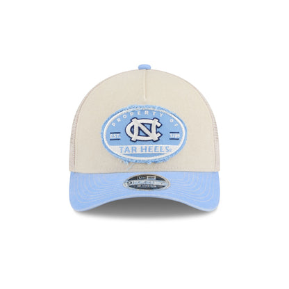 North Carolina Tar Heels Frayed 9FORTY M-Crown A-Frame Trucker Hat