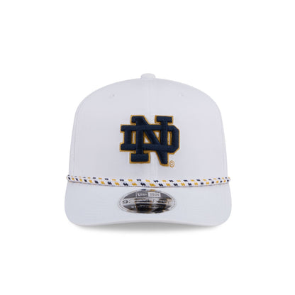 Notre Dame Fighting Irish Optic White Performance Rope 9SEVENTY Stretch-Snap Hat