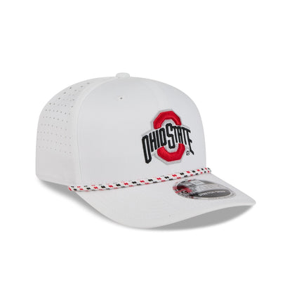 Ohio State Buckeyes Optic White Performance Rope 9SEVENTY Stretch-Snap Hat