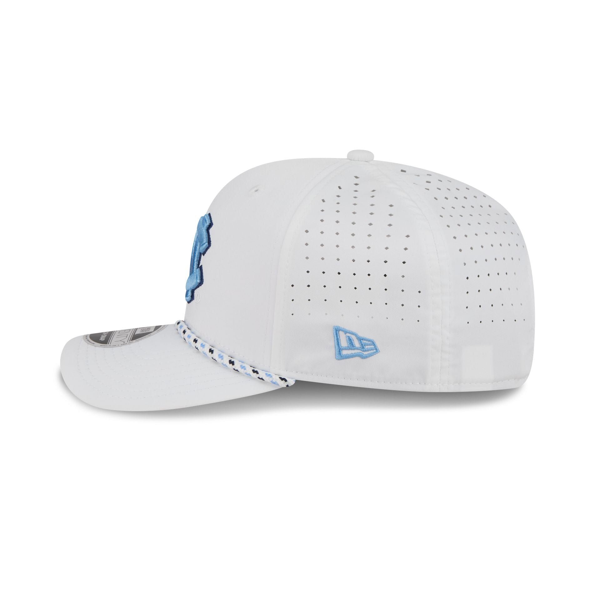 North Carolina Tar Heels Optic White Performance Rope 9SEVENTY Stretch-Snap Hat