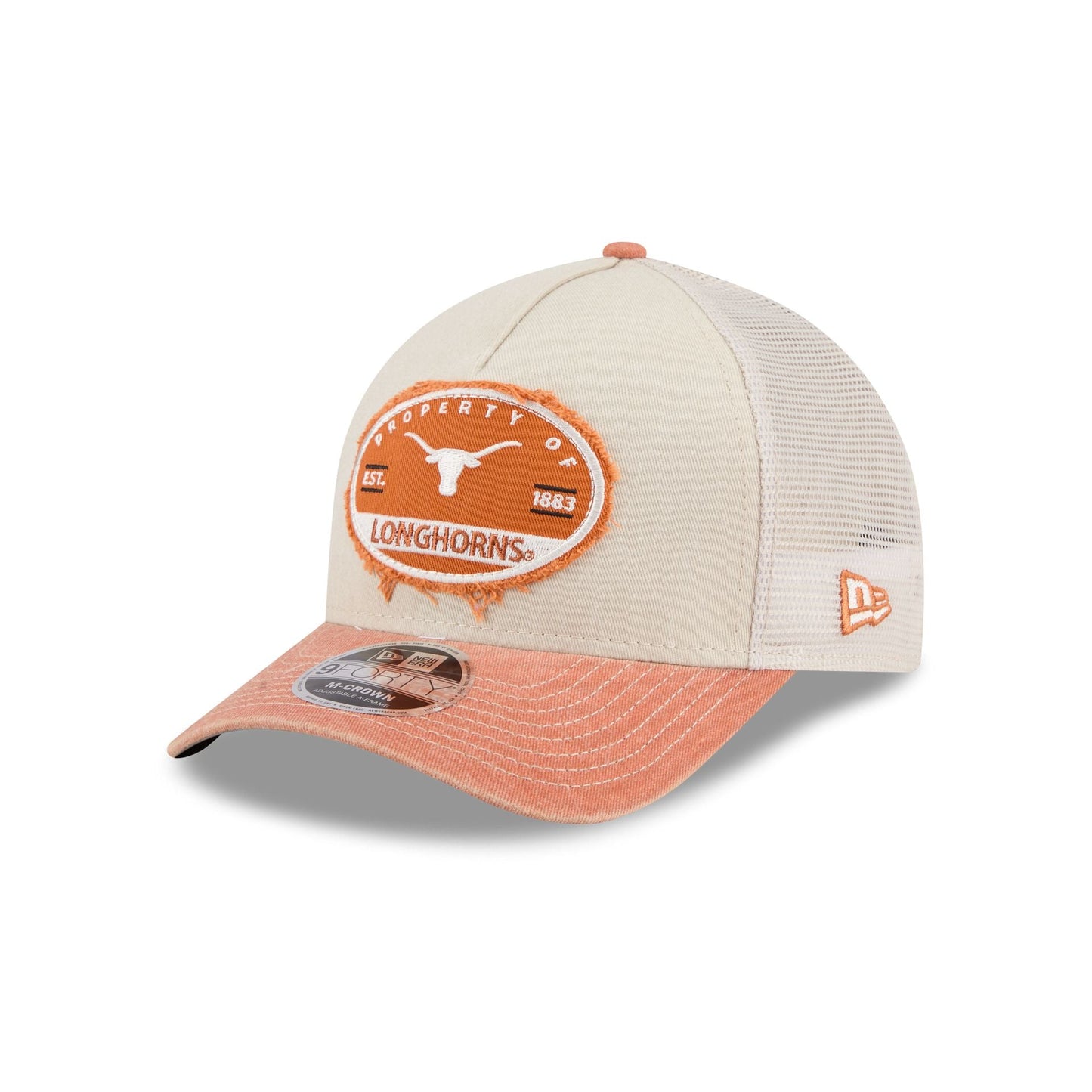 Texas Longhorns Frayed 9FORTY M-Crown A-Frame Trucker Hat