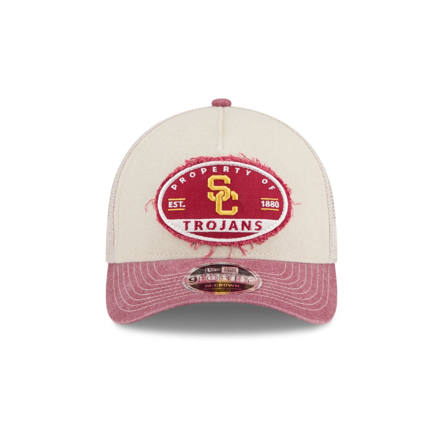 USC Trojans Frayed 9FORTY M-Crown A-Frame Trucker Hat