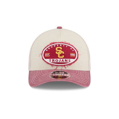 USC Trojans Frayed 9FORTY M-Crown A-Frame Trucker Hat