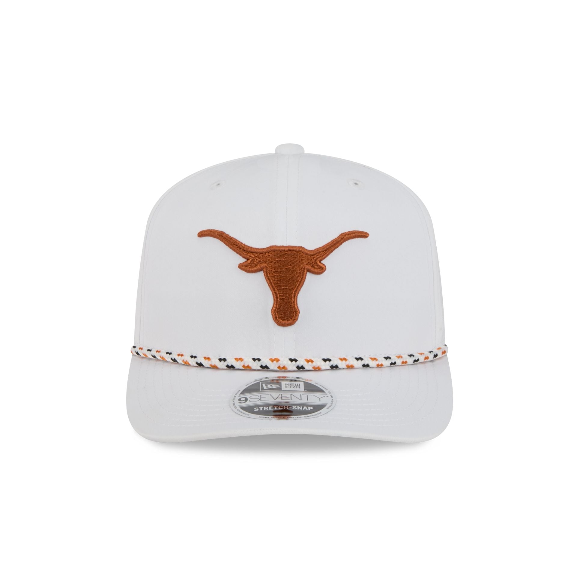 Texas Longhorns Optic White Performance Rope 9SEVENTY Stretch-Snap Hat