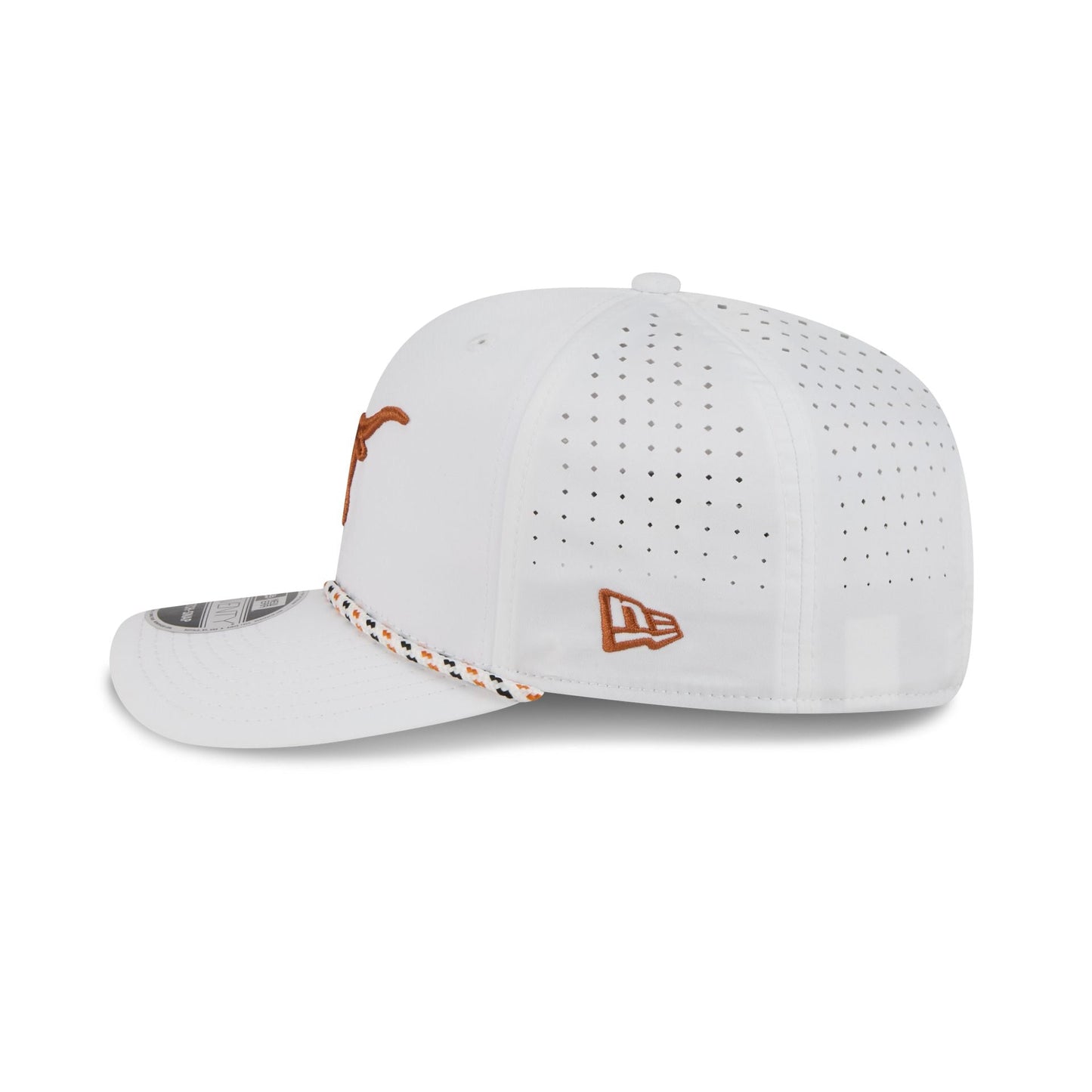 Texas Longhorns Optic White Performance Rope 9SEVENTY Stretch-Snap Hat