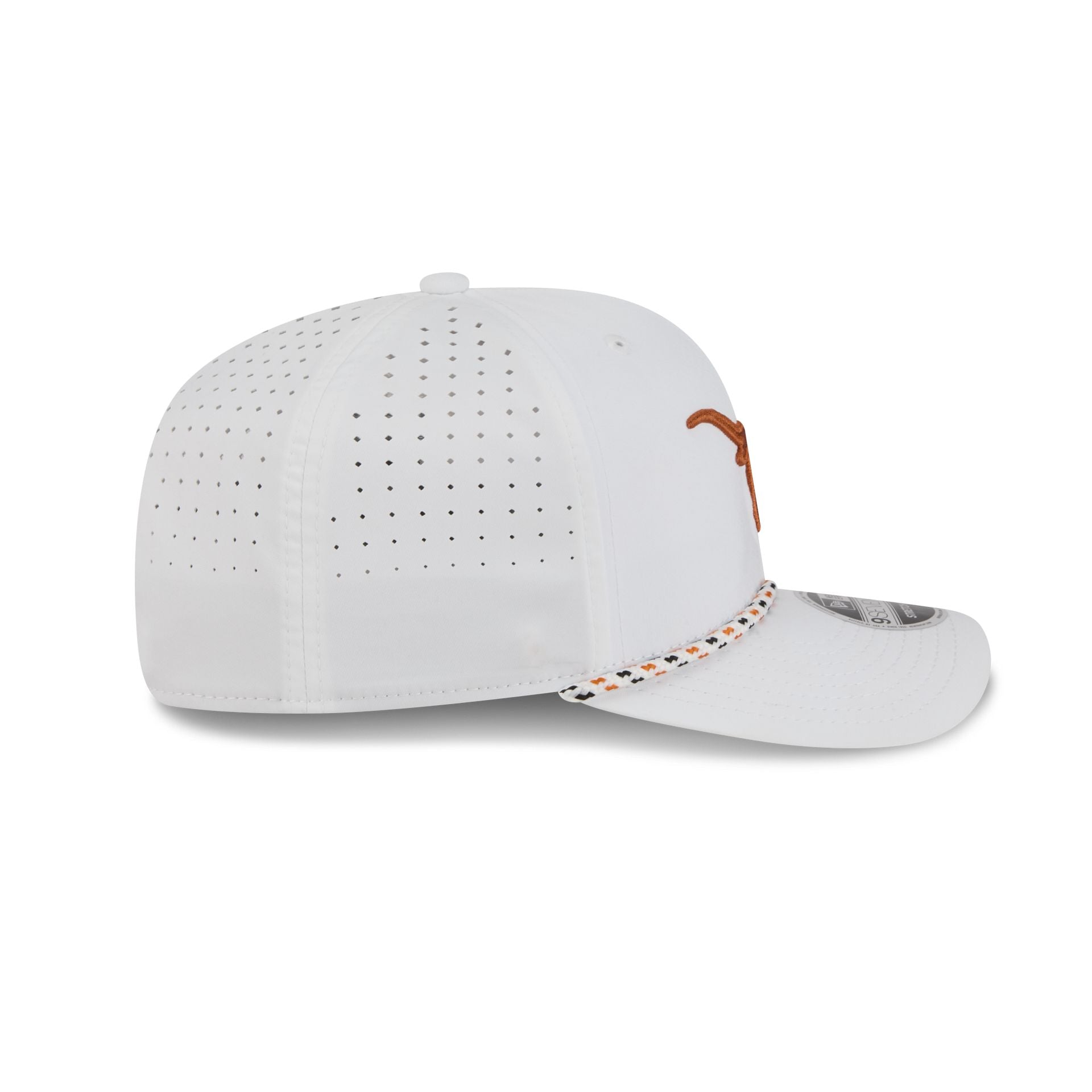 Texas Longhorns Optic White Performance Rope 9SEVENTY Stretch-Snap Hat