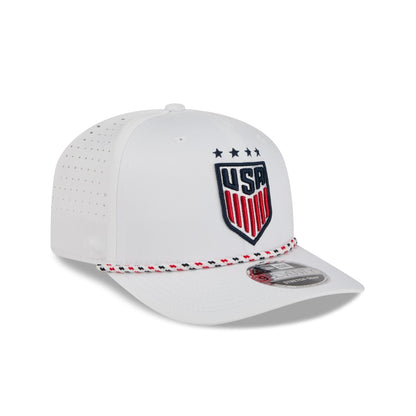 U.S. Soccer Women's National Team Optic White Performance Rope 9SEVENTY Stretch-Snap Hat