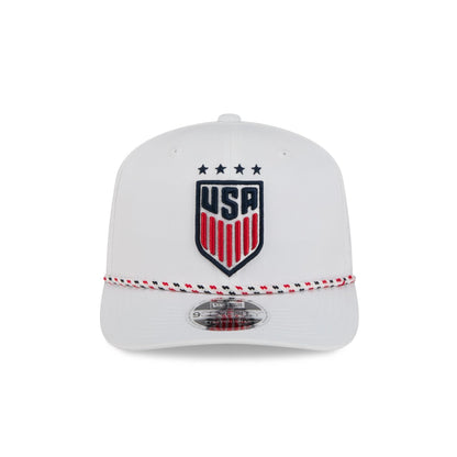 U.S. Soccer Women's National Team Optic White Performance Rope 9SEVENTY Stretch-Snap Hat