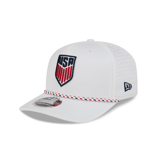 U.S. Soccer Men's National Team Optic White Performance Rope 9SEVENTY Stretch-Snap Hat