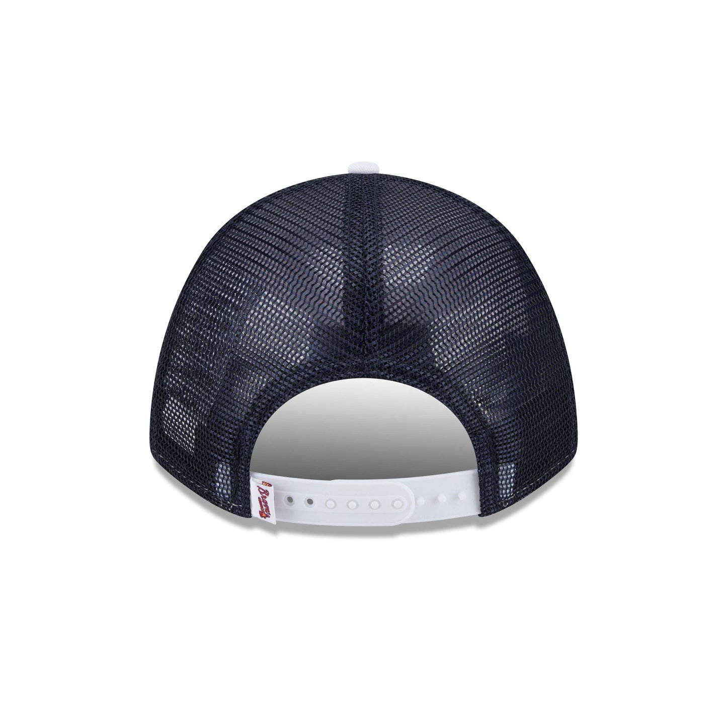 Atlanta Braves Optic White Felt Logo Women's 9FORTY M-Crown A-Frame Trucker Hat