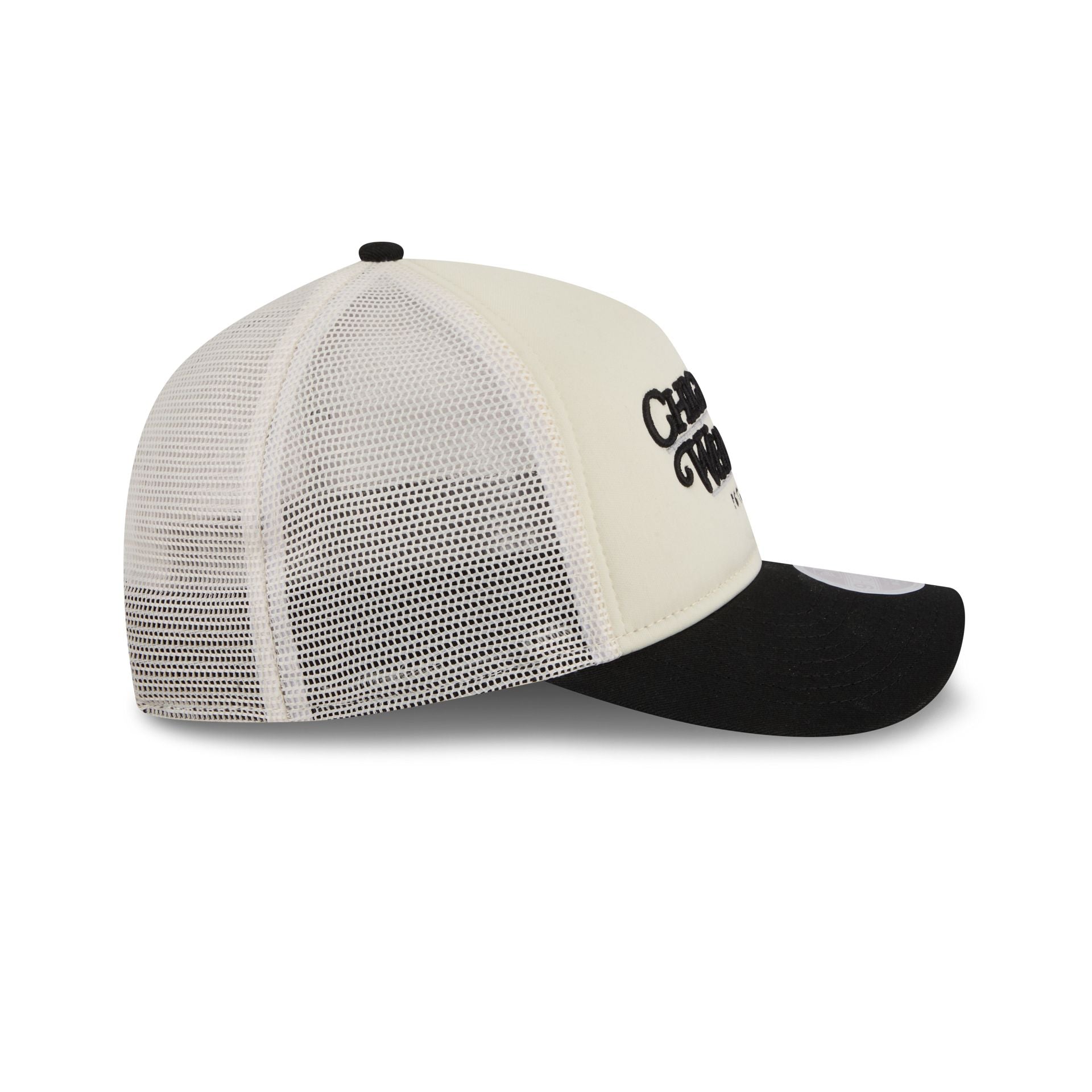 Chicago White Sox Retro Chrome Women's White 9FORTY M-Crown A-Frame Trucker Hat