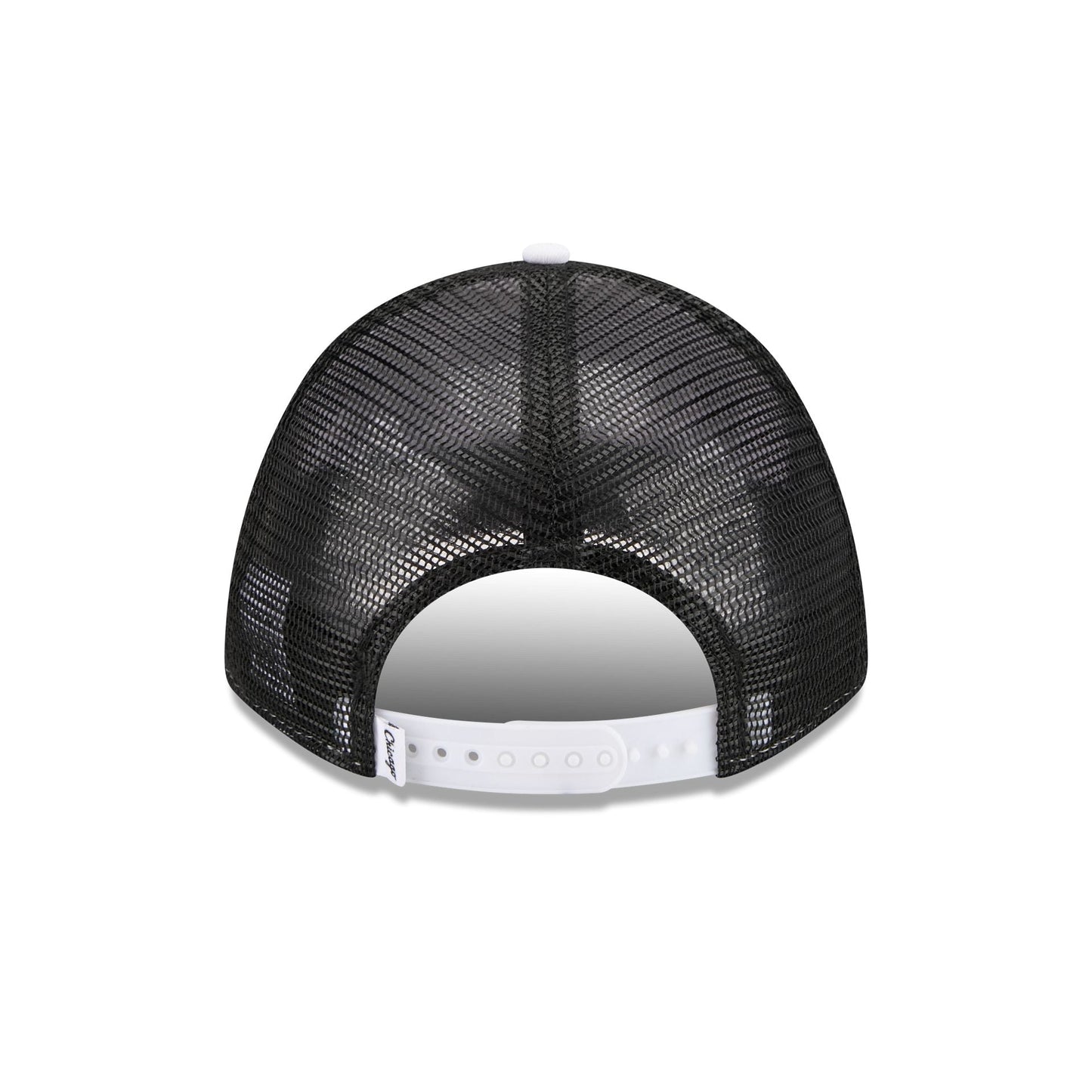 Chicago White Sox Optic White Felt Logo Women's 9FORTY M-Crown A-Frame Trucker Hat