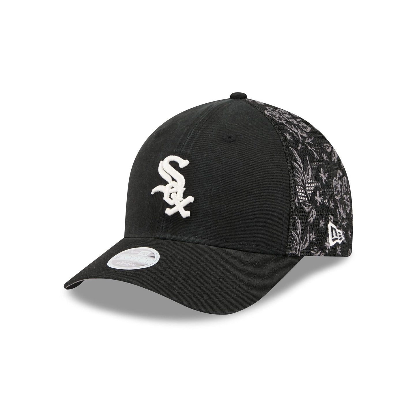 Chicago White Sox Floral Mesh Women's 9FORTY M-Crown Trucker Hat