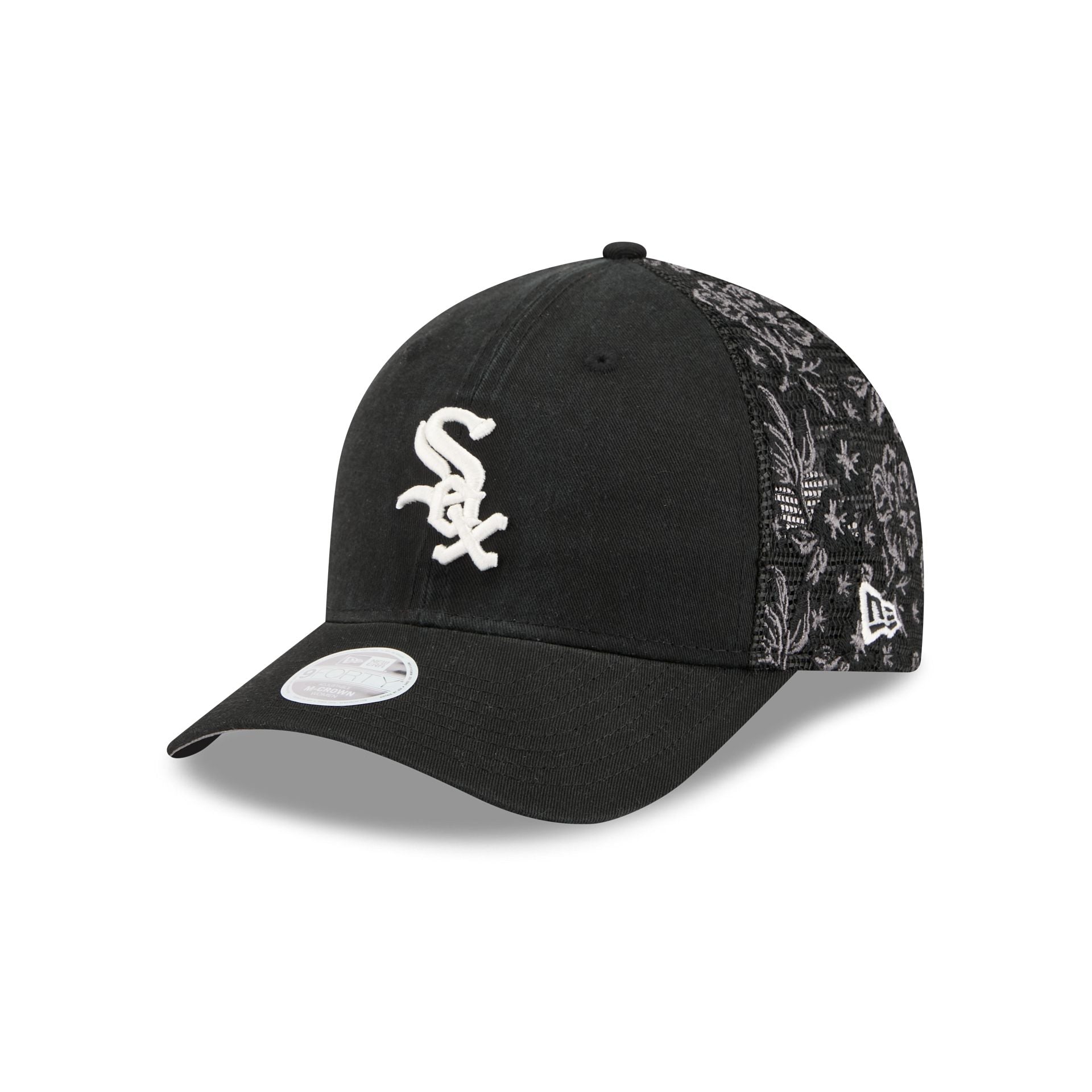 Chicago White Sox Floral Mesh Women's 9FORTY M-Crown Trucker Hat