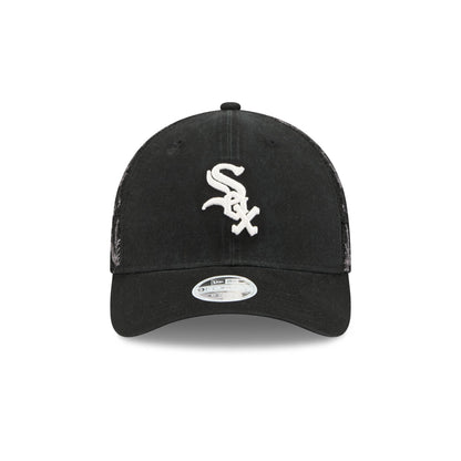 Chicago White Sox Floral Mesh Women's 9FORTY M-Crown Trucker Hat