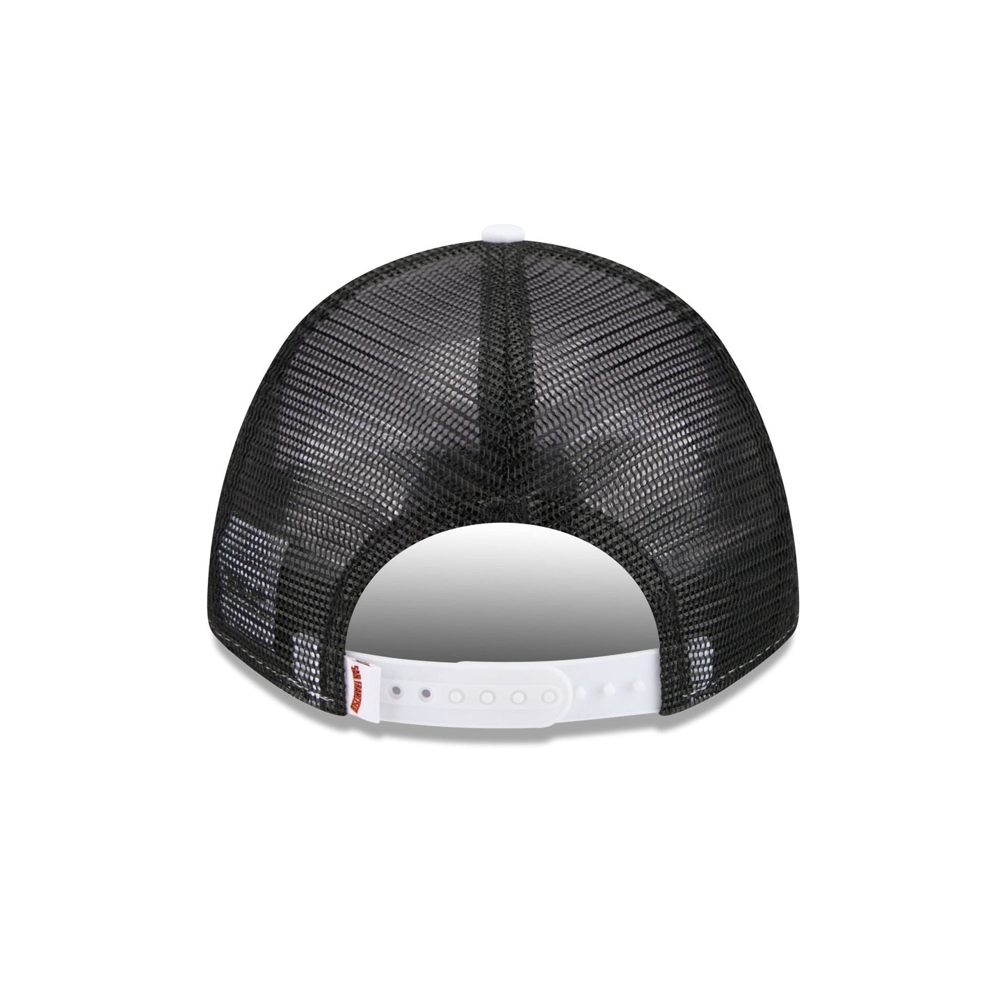 San Francisco Giants Optic White Felt Logo Women's 9FORTY M-Crown A-Frame Trucker Hat