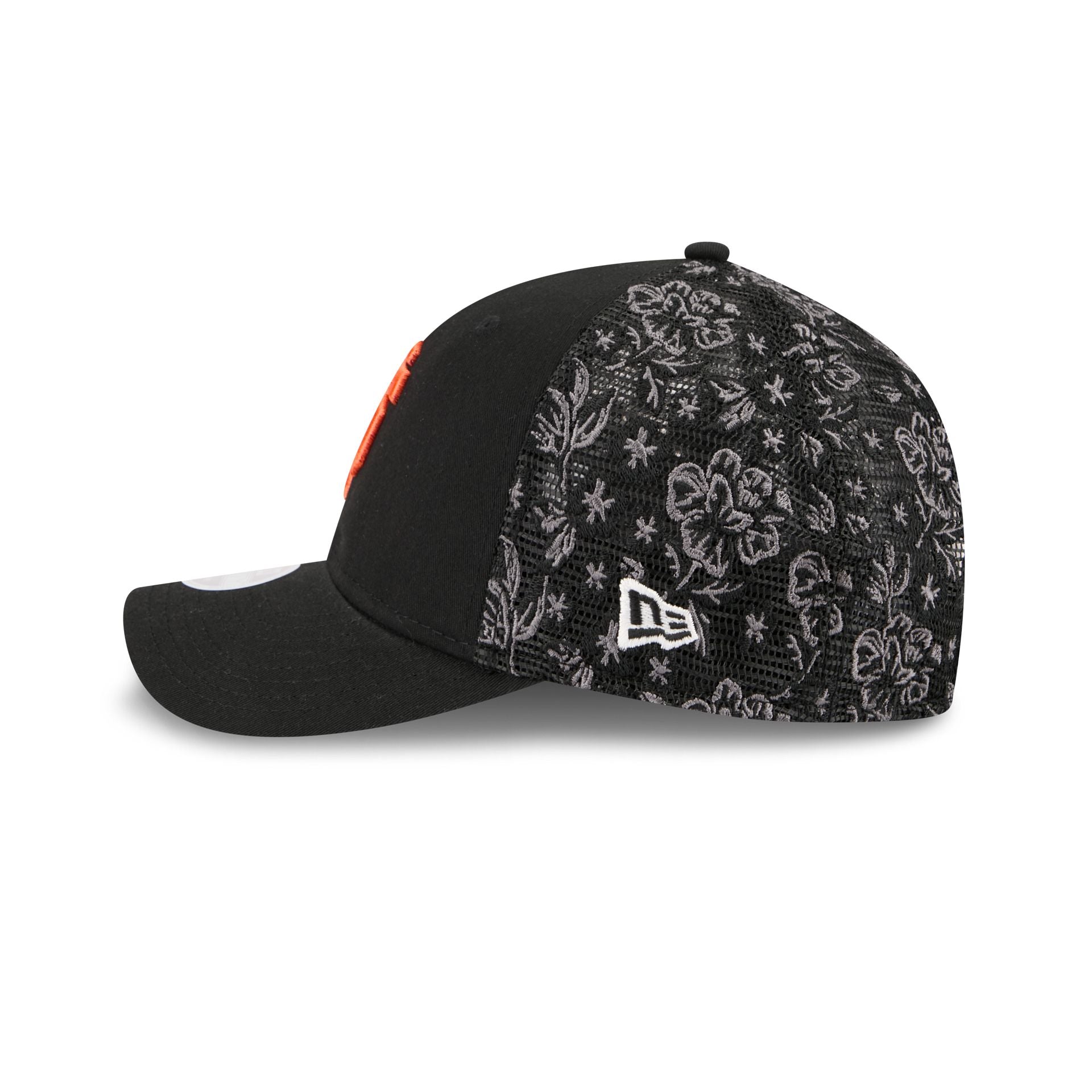 San Francisco Giants Floral Mesh Women's 9FORTY M-Crown Trucker Hat