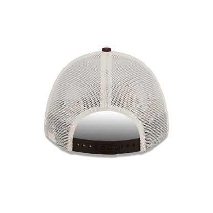 San Diego Padres Retro Chrome Women's White 9FORTY M-Crown A-Frame Trucker Hat