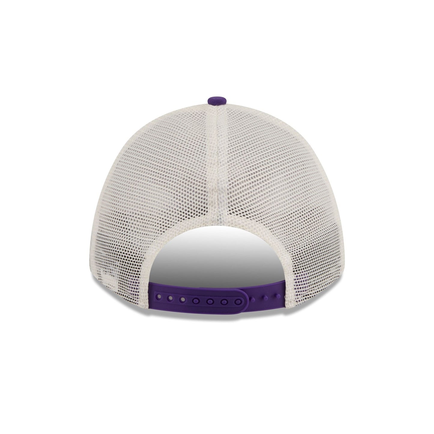 Los Angeles Lakers Retro Chrome Women's White 9FORTY M-Crown A-Frame Trucker Hat