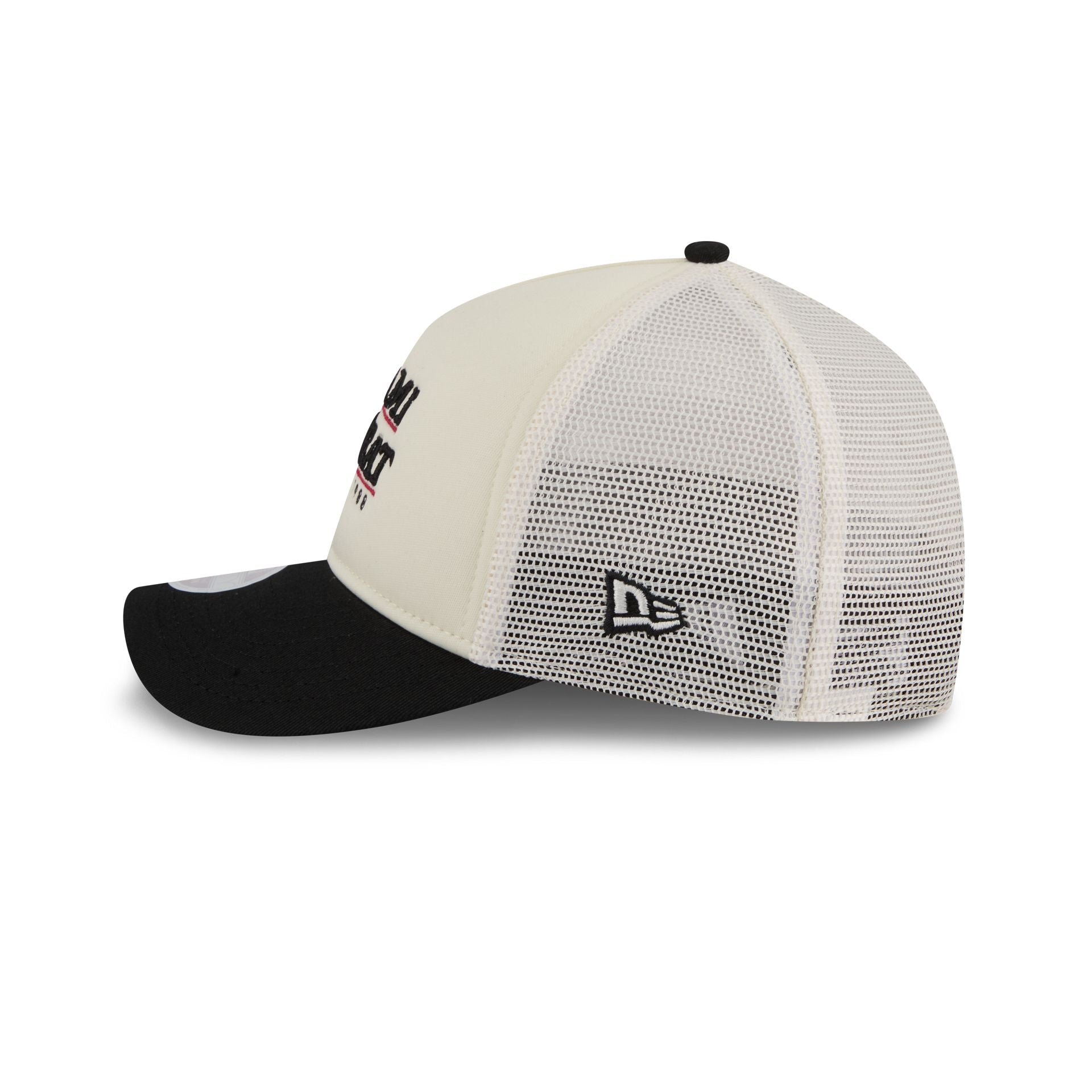 Miami Heat Retro Chrome Women's White 9FORTY M-Crown A-Frame Trucker Hat