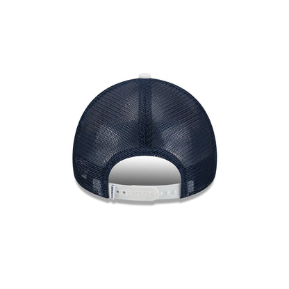 Dallas Cowboys Optic White Felt Logo Women's 9FORTY M-Crown A-Frame Trucker Hat