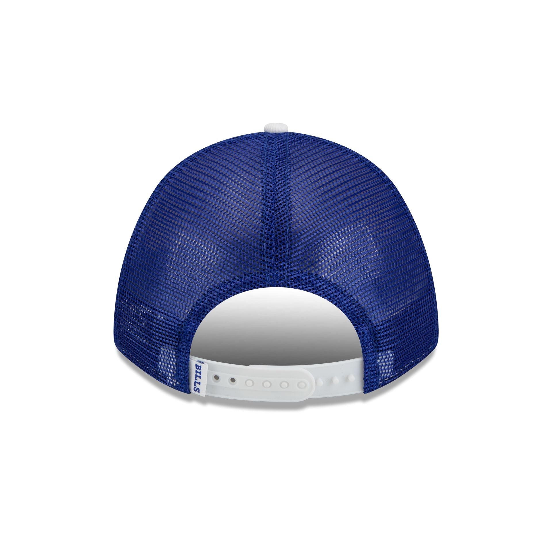 Buffalo Bills Optic White Felt Logo Women's 9FORTY M-Crown A-Frame Trucker Hat