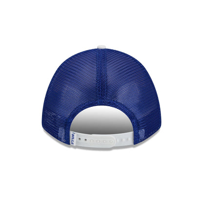 Buffalo Bills Optic White Felt Logo Women's 9FORTY M-Crown A-Frame Trucker Hat
