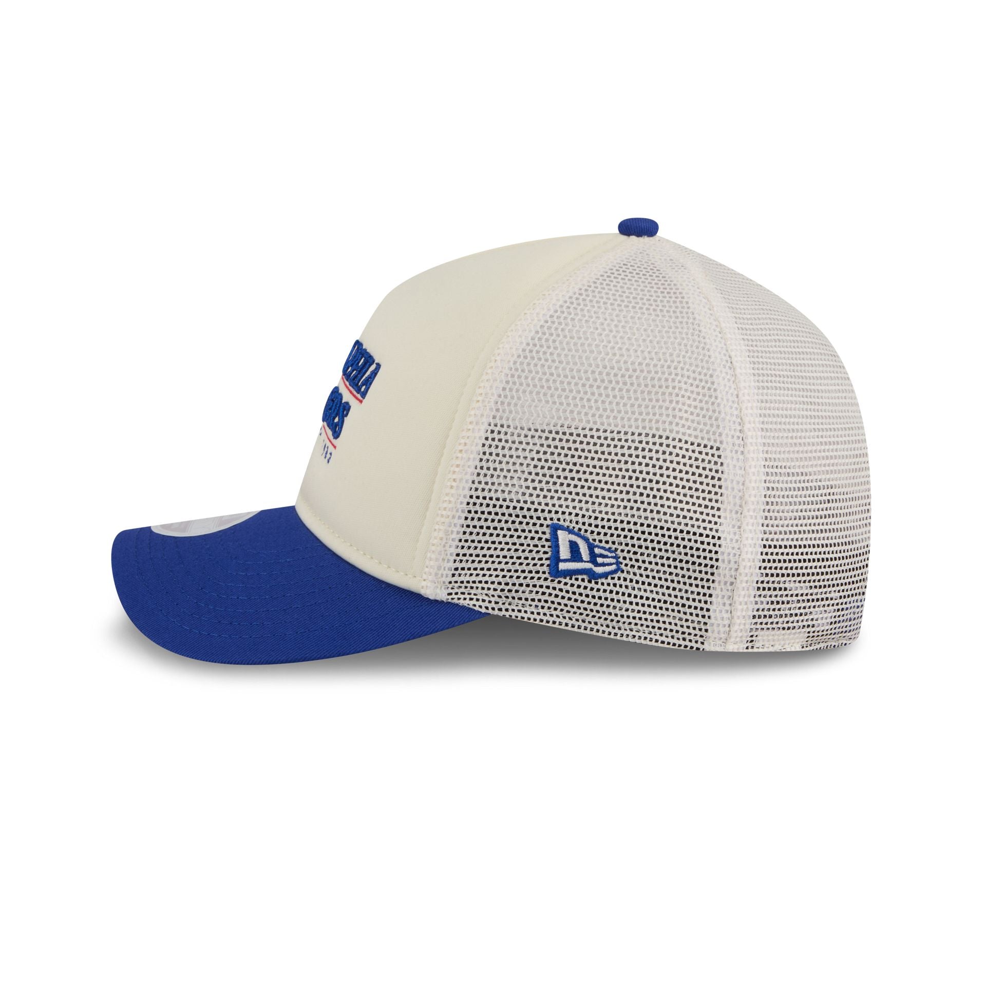 Philadelphia 76ers Retro Chrome Women's White 9FORTY M-Crown A-Frame Trucker Hat