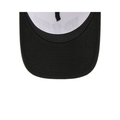 Pittsburgh Steelers Optic White Felt Logo Women's 9FORTY M-Crown A-Frame Trucker Hat